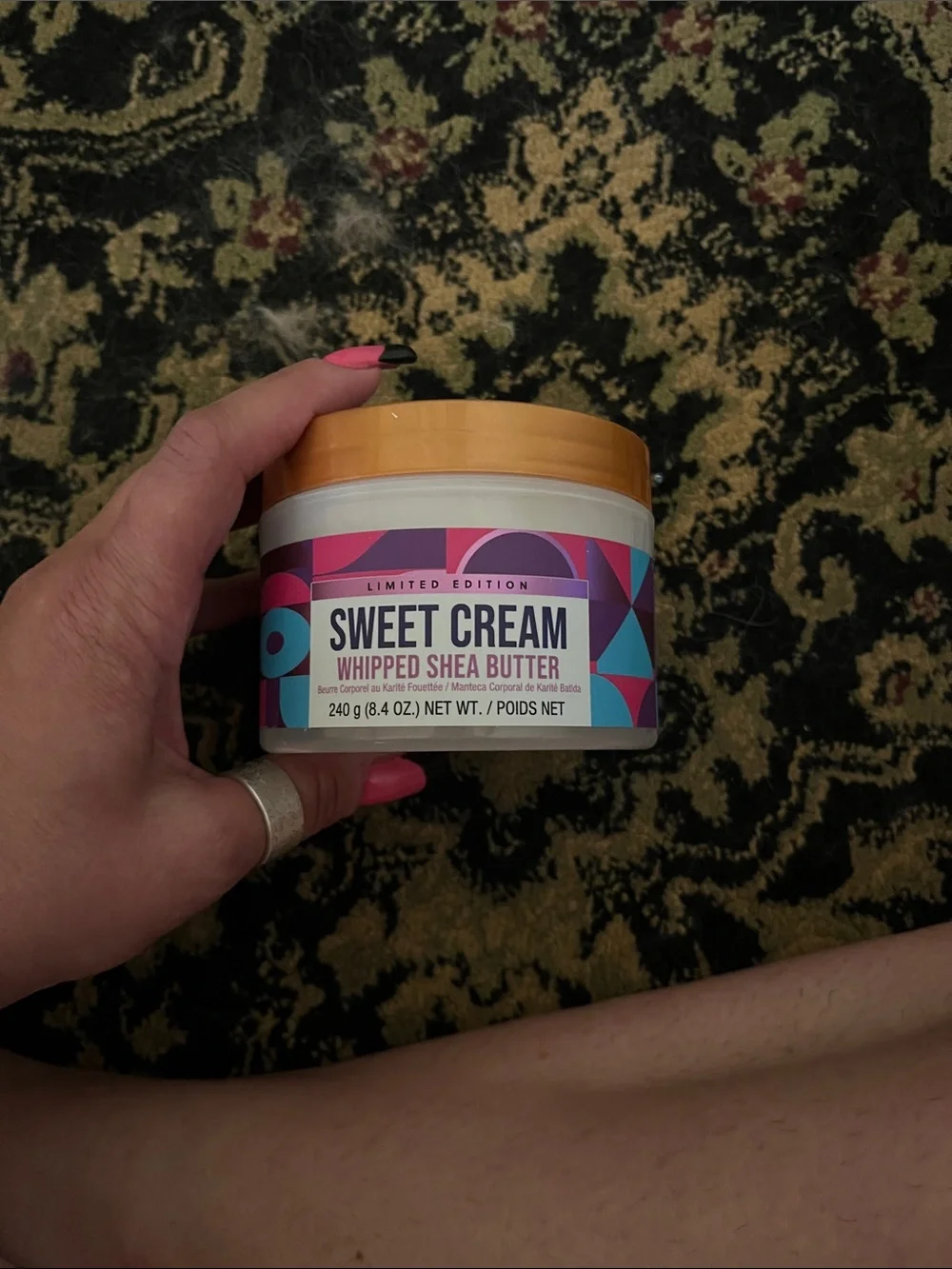 Tree Hut Sweet Cream Whipped Shea Butter Moisturizer - Pink & Orange